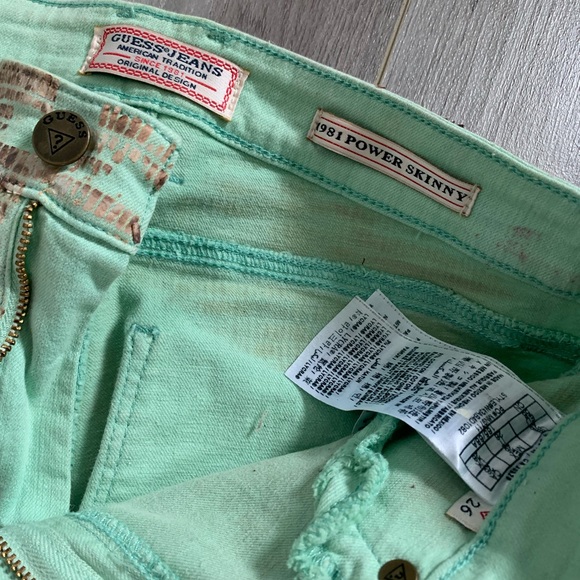 Guess jeans high rise 1981 power skinny size 26 - Picture 5 of 8